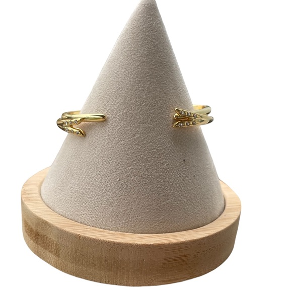 Michelle Campbell Gold Talon Bracelet Set Rachel Zoe Box of Style $215 NEW - Picture 3 of 4